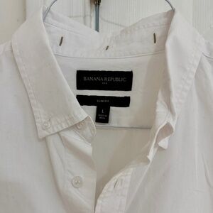 Banana Republic Slim Fit Organic Cotton Softwash Shirt (Men's Large)